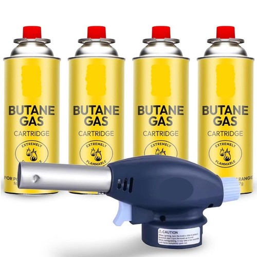 Butane blow torch burner - blow, auto