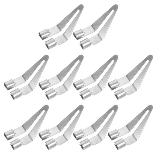 10pcs reusable stainless steel - 10pcs,