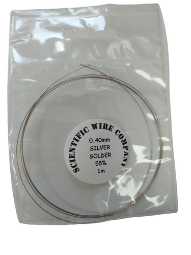 Silver solder wire - wire, 1m