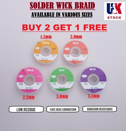 Solder wick remover - solder,