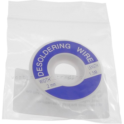 2mm desolder braid fluxed - 2mm,