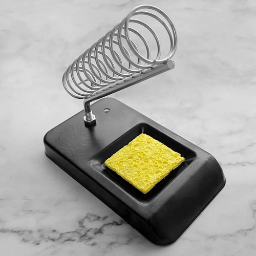 Soldering iron holder spring - soldering,