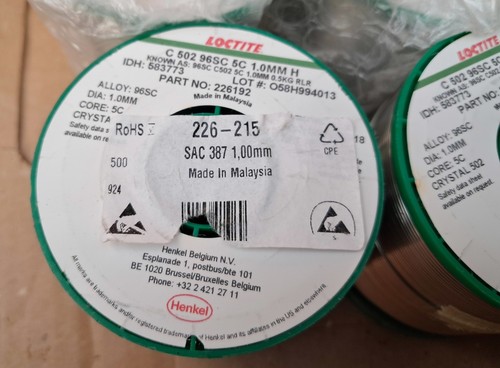 Loctite lead free solder - free, dia