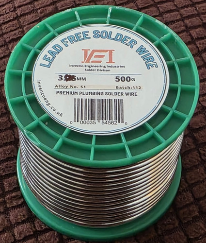 Plumbers solder lead free - solder,
