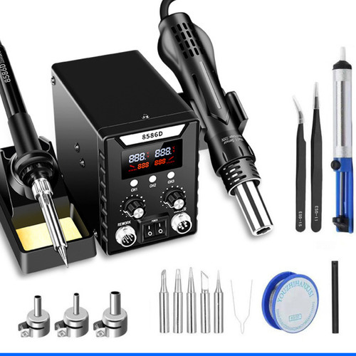 Soldering iron station hot - iron,